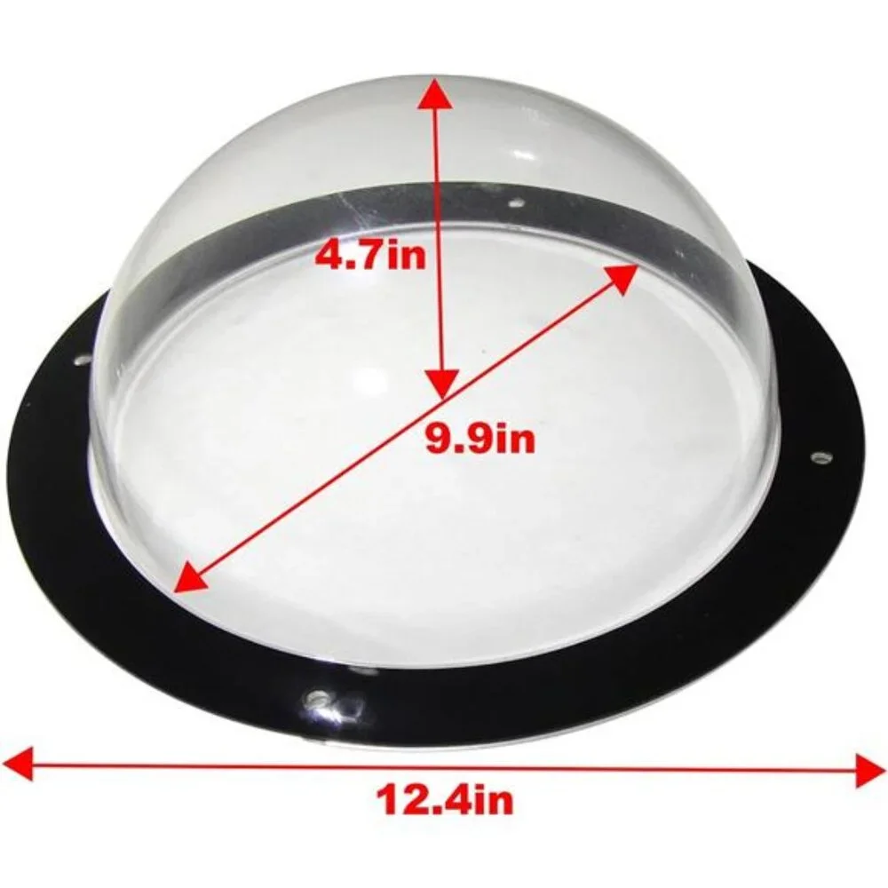 Dog Fence Window - Clear View Dome Pet Peek Window - XL Size for Dog/cat/Horse